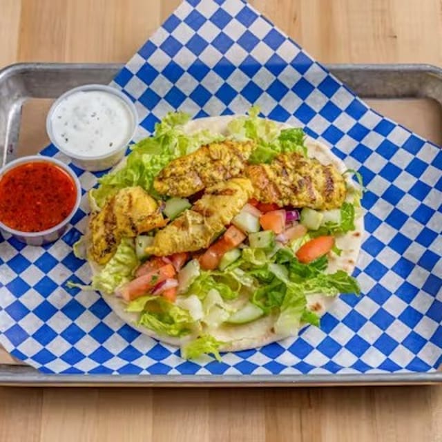 Curry Chicken Wrap.